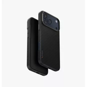 UNIQ Keva Edge Hoesje voor iPhone 17 Pro Max, MagClick-opladen, blauw