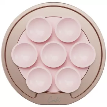 UNIQ Coehl Luna magnetische autohouder met spiegel en zuignap roze