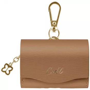 UNIQ Coehl Mirelle Wallet Case voor AirPods Pro bruin