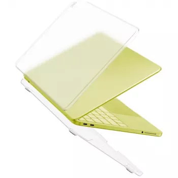 UNIQ Claro hard shell case voor MacBook Air 13,6 inch (M2, 2022) - clear