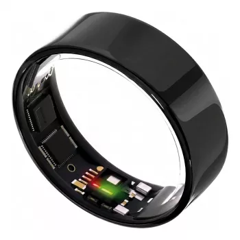 ULTRAHUMAN Ring Air – Smart Ring voor dames en heren – slaap- en fitnesstracking wearable – hartslag – Smart Ring Aster Black maat 11