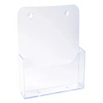 Exacompta A5 folderhouder, 1 vak, polystyreen, 73 x 173 x 214 mm (75058D)