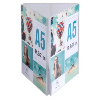 Exacompta A5 tafelstandaard driezijdig, hoog, 1 stuk (85558D)