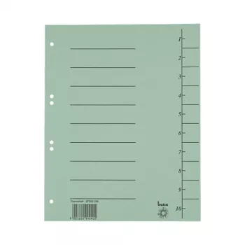 Bene 100 tabbladen, A4, 250 g/m2, groen (97300GN)