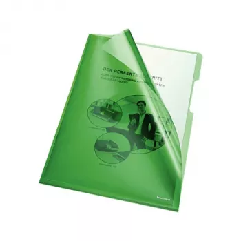 Bene documenthoezen A4 150 µm groen HPVC glanzend 100 stuks/pak