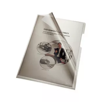 Esselte Leitz documenthoes DIN A4 hard-PVC 0,15 mm grijs 205000GR 100 stuks
