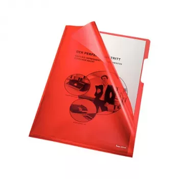 Esselte Leitz bene L-vormige map voor A4, transparant, 100 stuks