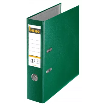 Bene hefboomordner A4 80 mm groen PP-kunststof