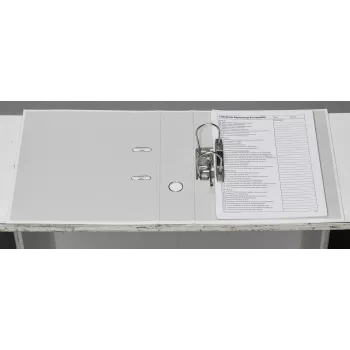 Donau Elektronik Klassik Hefboomordner wit karton 7,5 cm DIN A4