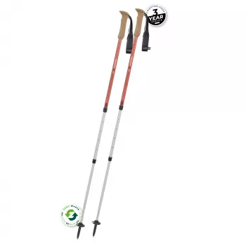 Komperdell Highlander Zero Trekkingstokken - Burnt Orange (paar)