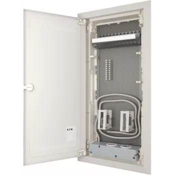 Eaton KLV-48HWM-W-F-VM 4-rijige hollewand-mediadistributie, Wit (RAL 9016), 194711-MW