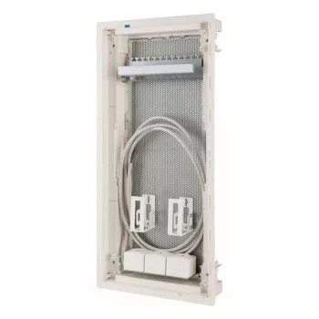 Eaton KLV-48HWM-W-F-VM 4-rijige hollewand-mediadistributie, Wit (RAL 9016), 194711-MW