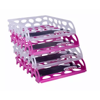 SAX Voronoi briefbak roze DIN C4