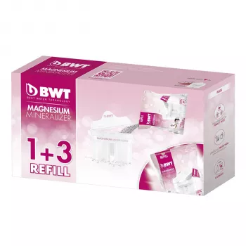 BWT 814544 Longlife navulling 1+3 waterfilterkan roze/wit