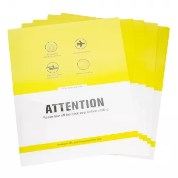 HURTEL 20 stuks zelfhelende hydrogelschermfolie voor tablets, plottergesneden (29 cm x 22,5 cm)