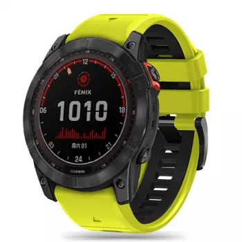 TECH-PROTECT ICONBAND PRO GARMIN FENIX 3 / 5X / 3HR / 5X PLUS / 6X / 6X PRO / 7X lime/zwart
