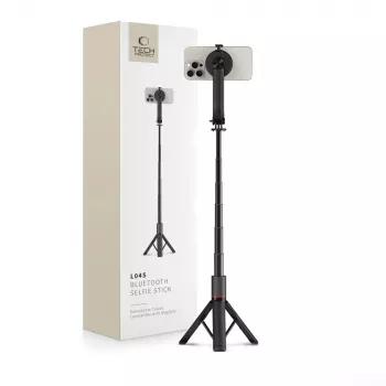 Tech-Protect L04S MagSafe selfiestick met statief, zwart