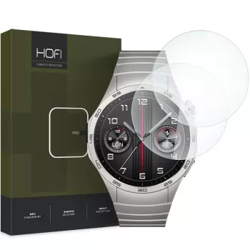 HOFI Glass Pro+ 2-pack gehard glas schermbeschermfolie voor Huawei Watch GT 4 (46mm) transparant