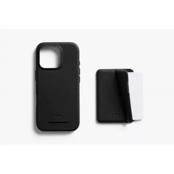 Bellroy Leren Hoes met Magneetportemonnee voor iPhone 16 Pro, Zwart