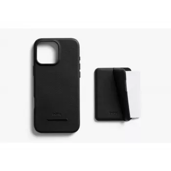 Bellroy Leren Hoes met Magneetportemonnee voor iPhone 16 Pro Max, Zwart