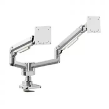ALOGIC TIS 17-35 dual monitorarm, 2 gewrichten, 20 kg draagvermogen, zwart