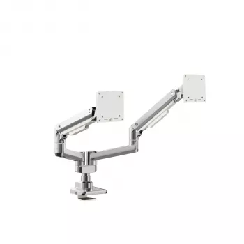 ALOGIC TIS 17-35 dual monitorarm, 2 gewrichten, 20 kg draagvermogen, zwart