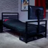 XROCKER gaming eenpersoonsbed zwart