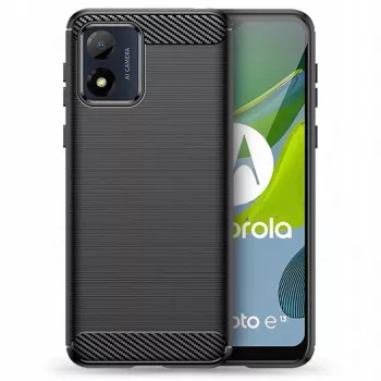 TECH-PROTECT hoes voor Motorola Moto E13 TPU carbon zwart