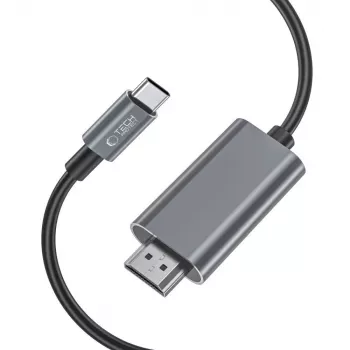 TECH-PROTECT ULTRABOOST KABEL TYPE-C NAAR HDMI 4K 60HZ 200CM ZWART
