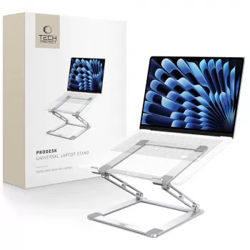 TECH-PROTECT PRODESK universele laptopstandaard zilver