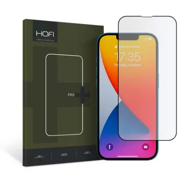 HOFI Glass Pro+ gehard glas schermbeschermer voor Apple iPhone 13 / 13 Pro / 14, zwart