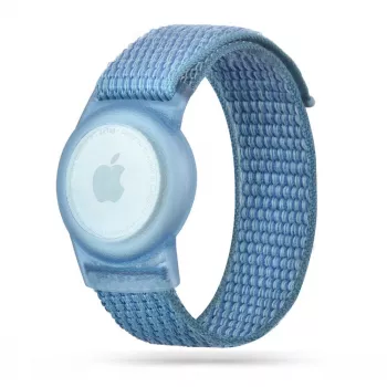 Tech-Protect Nylon voor kinderen Apple AirTag blauw