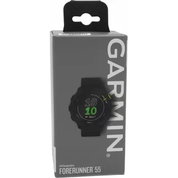 Garmin Forerunner 55 smartwatch met siliconenband, 1,04 inch display, zwart