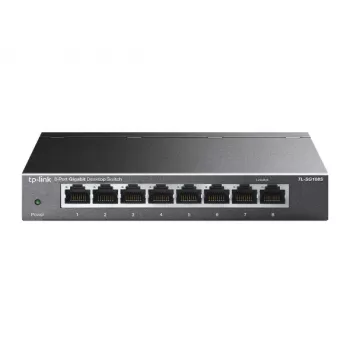 TP-Link TL-SG108S 8-poorts Gigabit desktop switch metalen behuizing V4.4