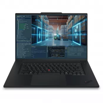 Lenovo ThinkPad P1 Gen 9 21UE0006GE Mobile Workstation, 16 inch WUXGA IPS, Intel Core Ultra 7 356H, 64GB LPDDR5x, 1TB SSD, NVIDIA RTX PRO 2000 Blackwell 8GB, Windows 11 Pro, Duits toetsenbord