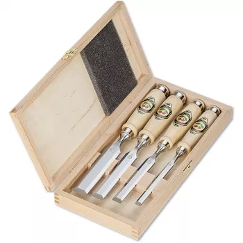Kirschen beitelset 4-delig 1141 HK in houten doos