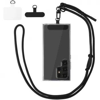 NEVOX universele smartphone lanyard zwart