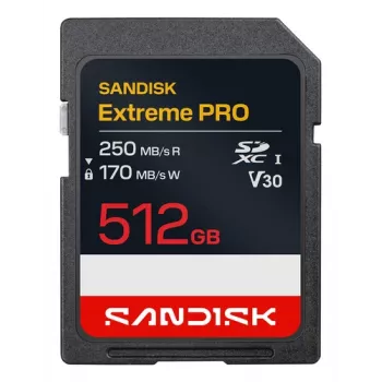 SanDisk Extreme Pro 512 GB SDXC UHS-I geheugenkaart