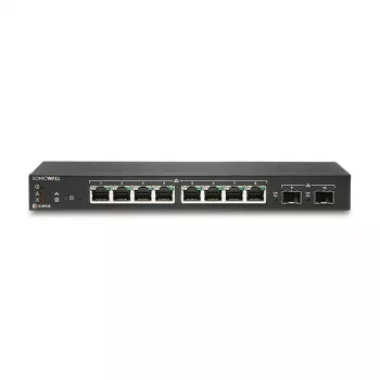 SonicWall Switch SWS12-8 - managed Gigabit Ethernet-switch - 8 x 10/100/1000 + 2 x Gigabit SFP - desktop