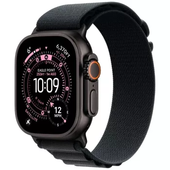 Apple Watch Series 9 GPS + Cellular 45mm Midnight Aluminium Behuizing met Midnight Sport Band M/L