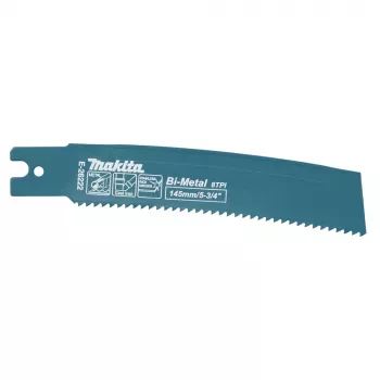 Makita E-26222 Reciprozaagblad voor Accu-Reciprozaag JR003G, Snijlengte 145 mm, Bi-Metaal