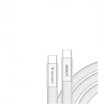 Verbatim Sync & Charge USB-C naar USB-C 100W 120cm Wit