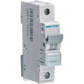 Hager MCN120E installatieautomaat 6kA, C-karakteristiek, 20A, 1-polig