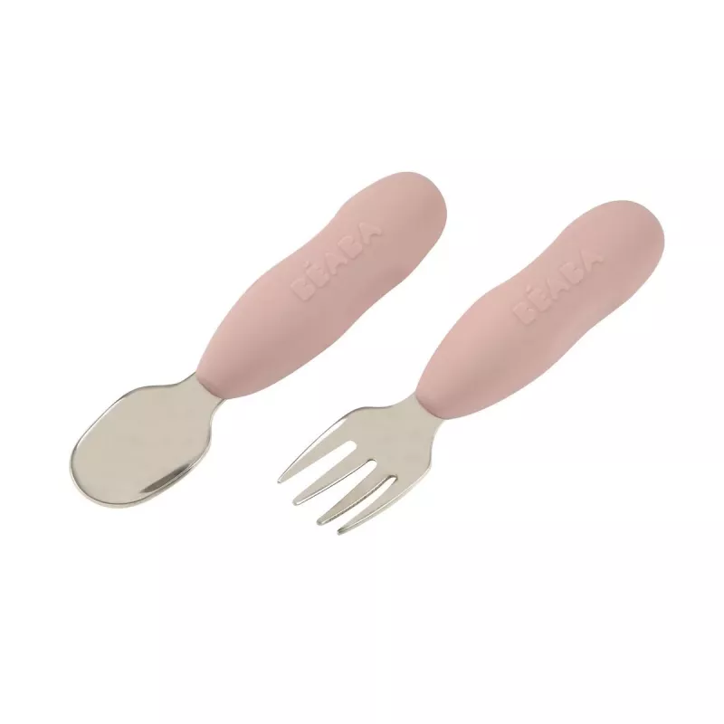 Beaba First RVS bestekset Cotton Candy