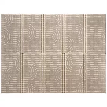 Beaba 915074 dubbelzijdig speelkleed 200 x 150 cm Arch Brown