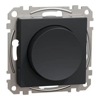 Schneider Electric Multiwire draaiknop LED-dimmer 200W antraciet
