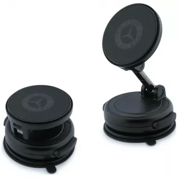 Mercedes-Benz opvouwbare magnetische draadloze autolader - zwart