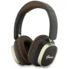 Guess Bluetooth over-ear koptelefoon ENC Rectangle Metal Script bruin