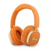 Guess Bluetooth on-ear koptelefoon Rectangle Metal Script oranje
