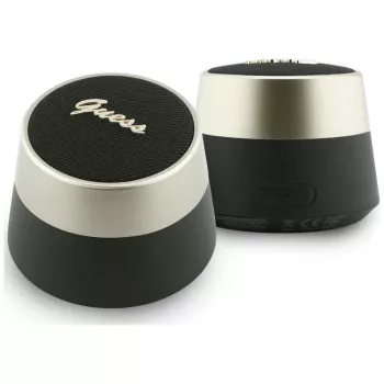 GUESS Bluetooth-luidspreker 5W Script MetalLogo zwart